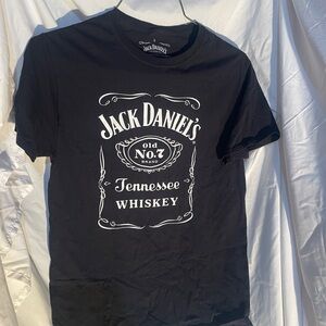Jack Daniels Black Short Sleeve Tee Classic Logo